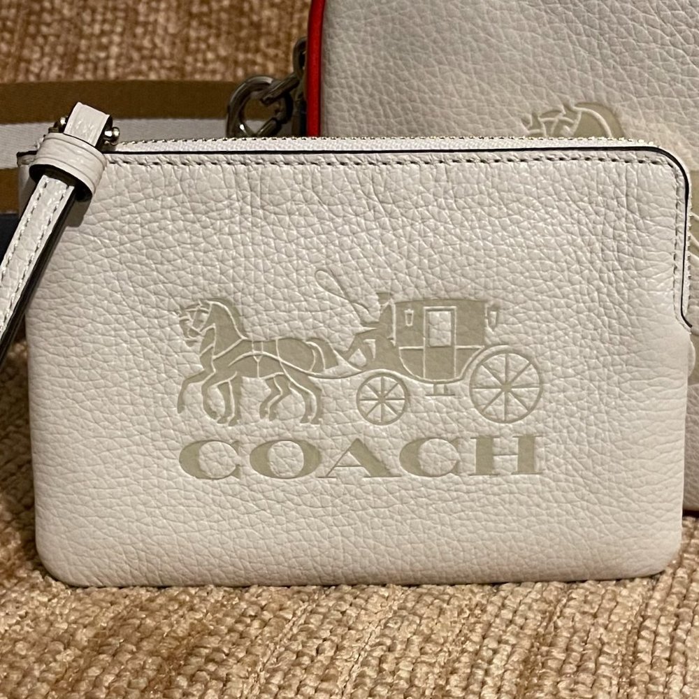Horse & Carriage  Zip Wristlet